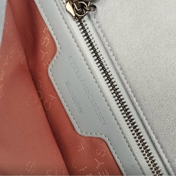 STELLA MCCARTNEY Falabella Shoulder Bag Metallic in light bule - Picture 10 of 14